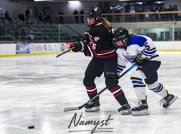 Centennial-Spring Lake Park vs Rogers Girls Varsity Hockey 100