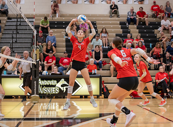 Centennial vs Andover Girls Varsity Volleyball 43