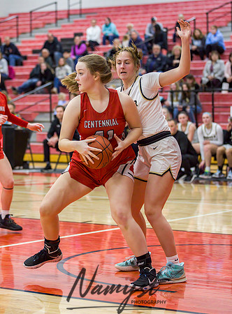 Centennial vs Andover Girls Varsity Basketball 081