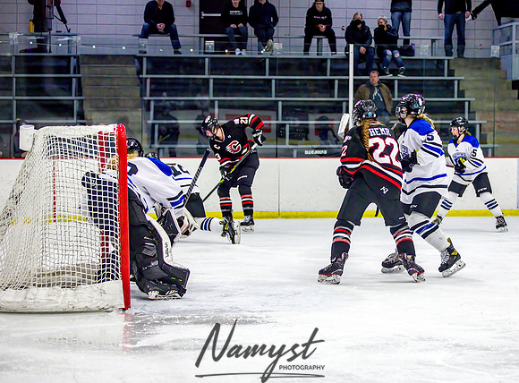 Centennial-Spring Lake Park vs Rogers Girls Varsity Hockey 373