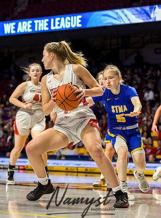 Centennial vs STMA Girls Basketball - State Tournament 258