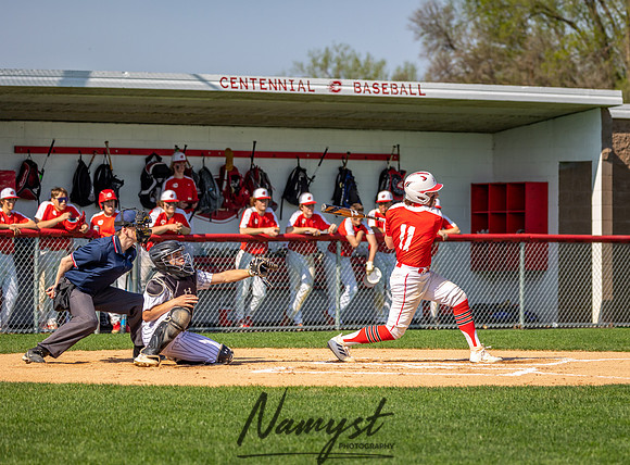 Centennial vs Andover B-Squad Baseball 234