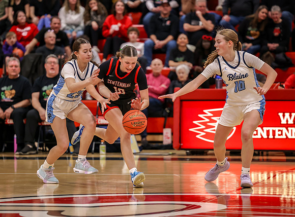 Centennial vs Blaine Girls Varsity Basketball 305