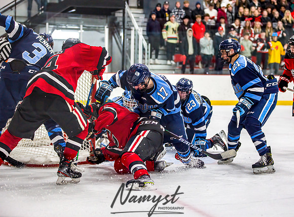 Centennial vs Blaine Varsity Hockey 457