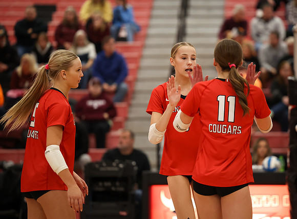 Centennial vs Anoka Girls Varsity Volleyball 371