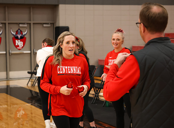 Centennial vs Anoka Girls Varsity Volleyball 422