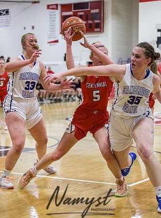 Centennial vs Cambridge-Isanti Girls Varsity Basketball 078