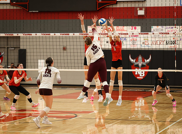 Centennial vs Anoka Girls Varsity Volleyball 260