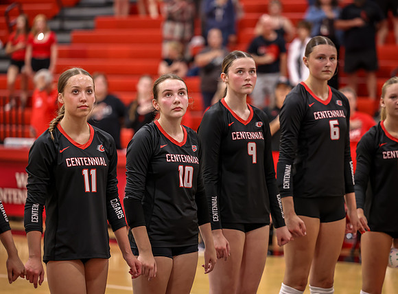 Centennial vs Mounds View Girls Varsity Volleyball 5