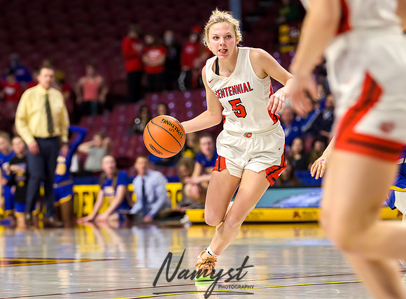Centennial vs STMA Girls Basketball - State Tournament 244
