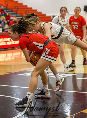 Centennial vs Maple Grove Girls JV Basketball 060