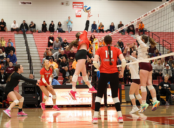 Centennial vs Anoka Girls Varsity Volleyball 95