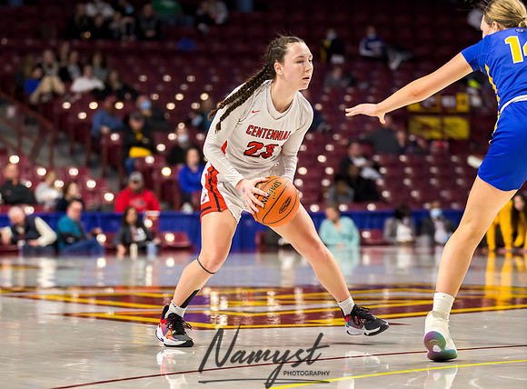 Centennial vs STMA Girls Basketball - State Tournament 189