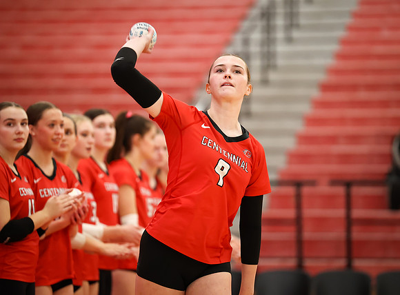 Centennial vs Anoka Girls Varsity Volleyball 62