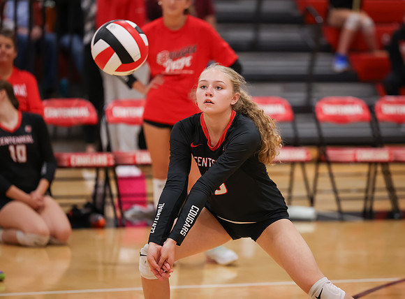Centennial vs Hopkins Girls Varsity Volleyball 16