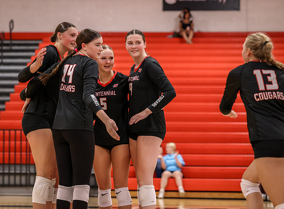 Centennial vs Mounds View Girls Varsity Volleyball 74