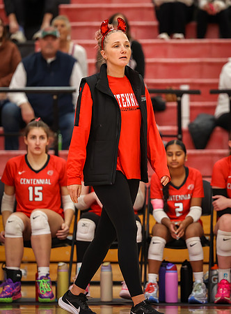 Centennial vs Anoka Girls Varsity Volleyball 126
