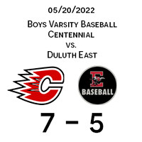2022 05 20 Centennial vs Duluth East Varsity