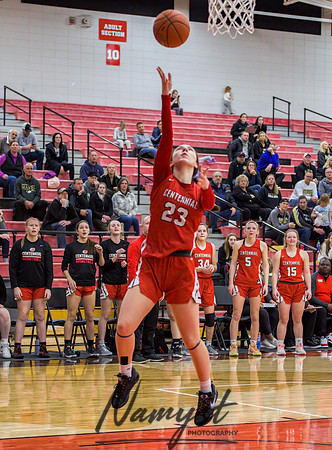 Centennial vs Andover Girls Varsity Basketball 137