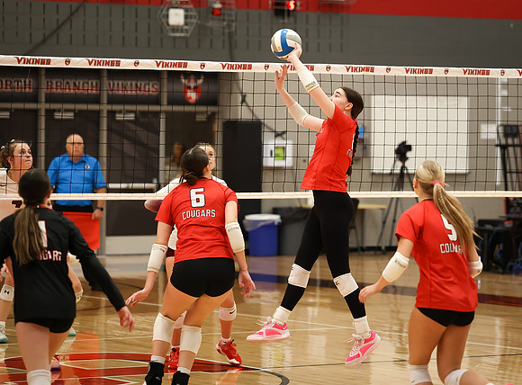 Centennial vs Anoka Girls Varsity Volleyball 202