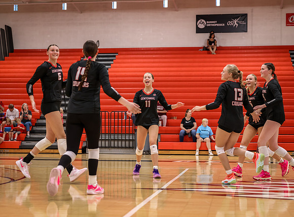 Centennial vs Mounds View Girls Varsity Volleyball 77