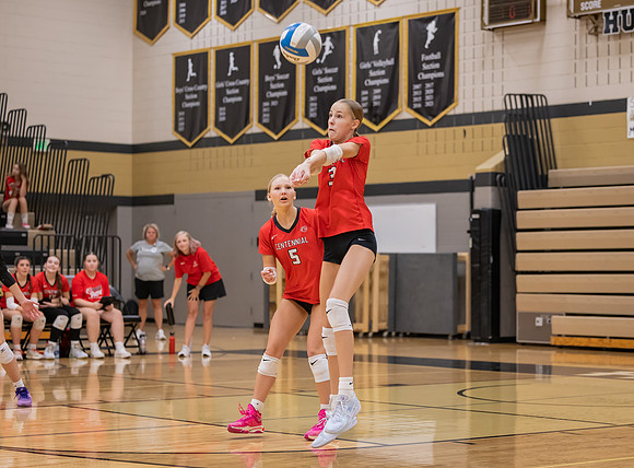 Centennial vs Andover Girls Varsity Volleyball 8