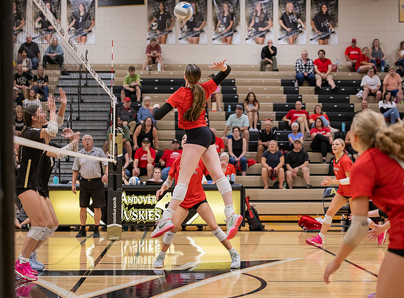 Centennial vs Andover Girls Varsity Volleyball 66