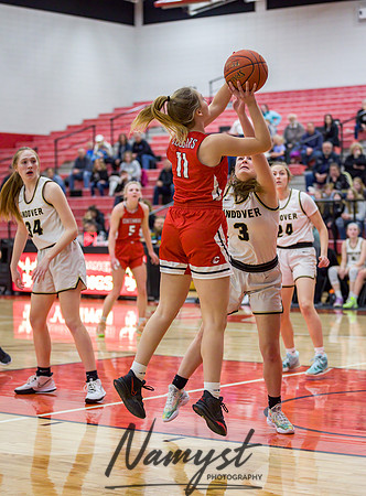 Centennial vs Andover Girls Varsity Basketball 057