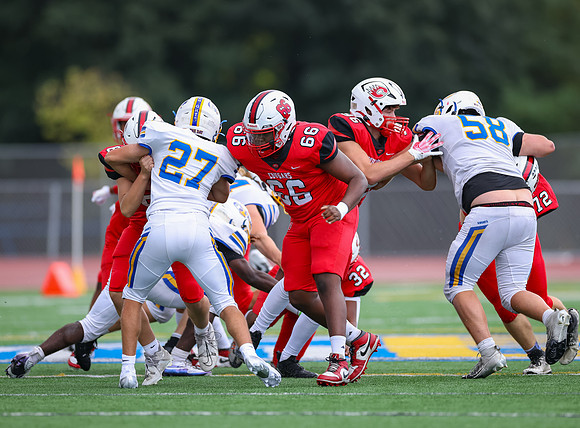Centennial vs STMA JV Football 206