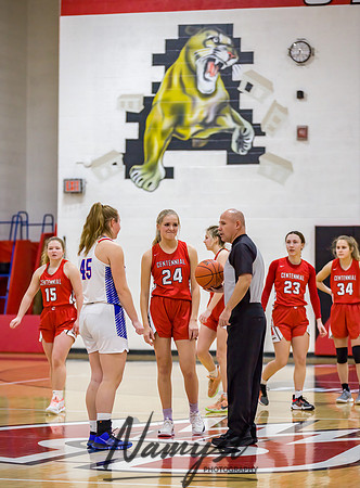 Centennial vs Spring Lake Park Girls Varsity Basketball 019