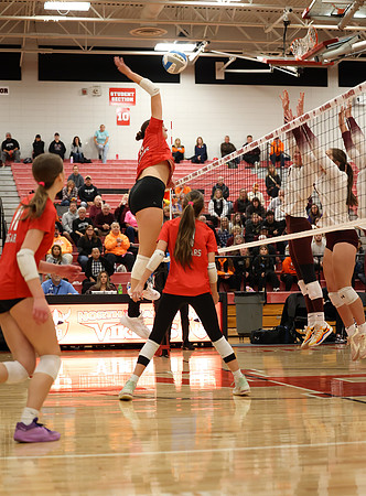 Centennial vs Anoka Girls Varsity Volleyball 133