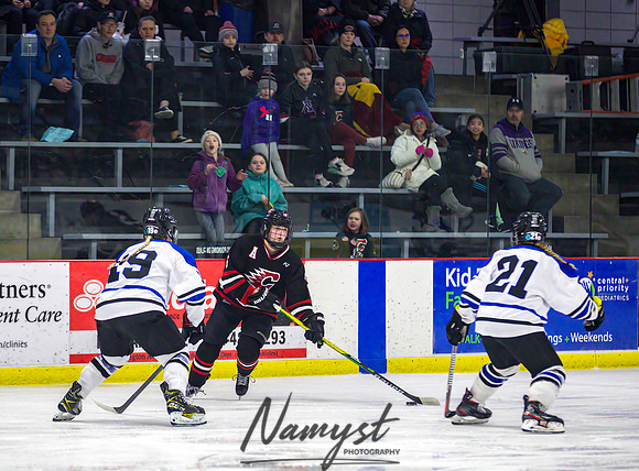 Centennial-Spring Lake Park vs Rogers Girls Varsity Hockey 123