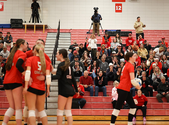 Centennial vs Anoka Girls Varsity Volleyball 219