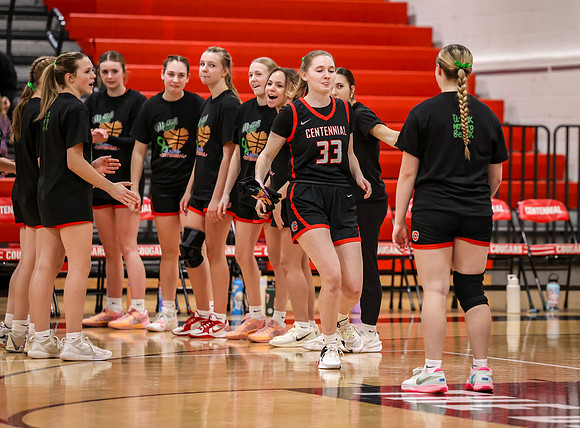 Centennial vs Blaine Girls Varsity Basketball 32