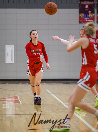 Centennial vs Andover Girls Varsity Basketball 098