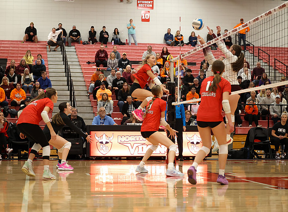 Centennial vs Anoka Girls Varsity Volleyball 157