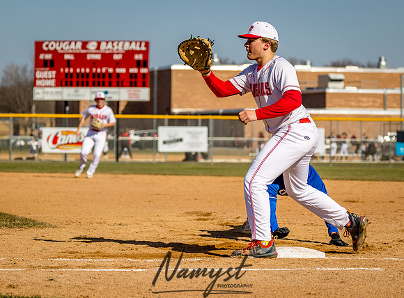 Centennial vs Rogers Varsity Baseball 123