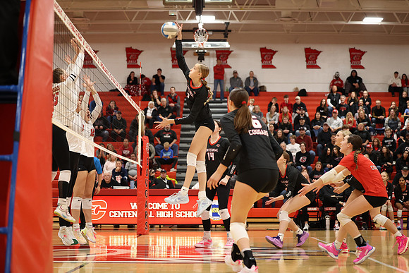 Centennial vs Coon Rapids Girls Varsity Volleyball 31