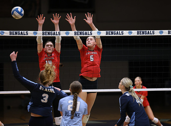 Centennial vs Blaine Girls Varsity Volleyball 161