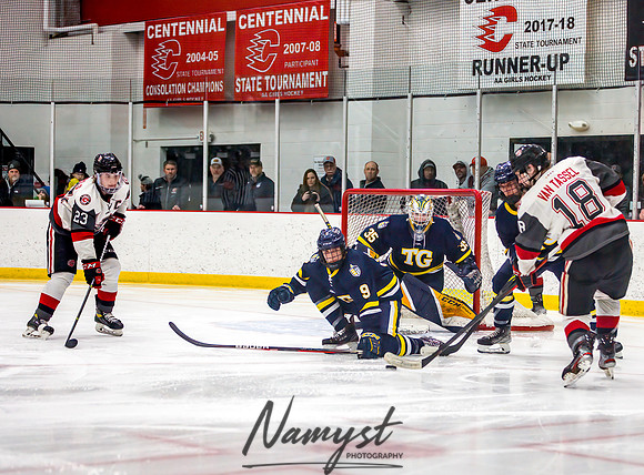 Centennial vs Totino-Grace Varsity Hockey 416