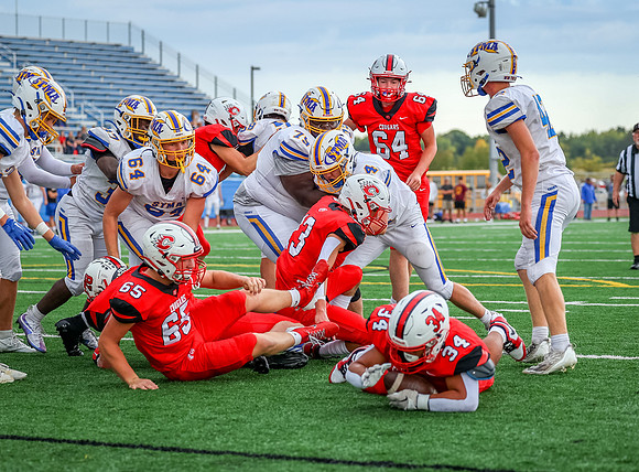 Centennial vs STMA JV Football 41