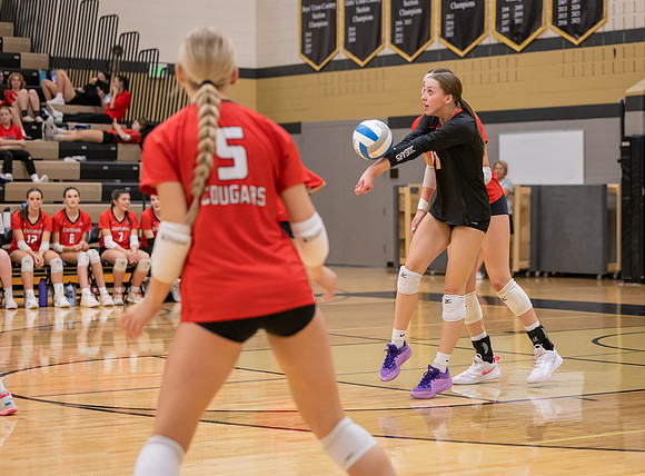 Centennial vs Andover Girls Varsity Volleyball 160