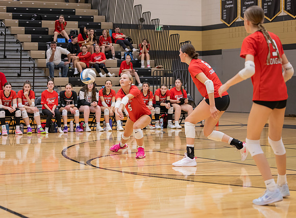 Centennial vs Andover Girls Varsity Volleyball 82