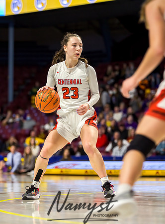 Centennial vs STMA Girls Basketball - State Tournament 280