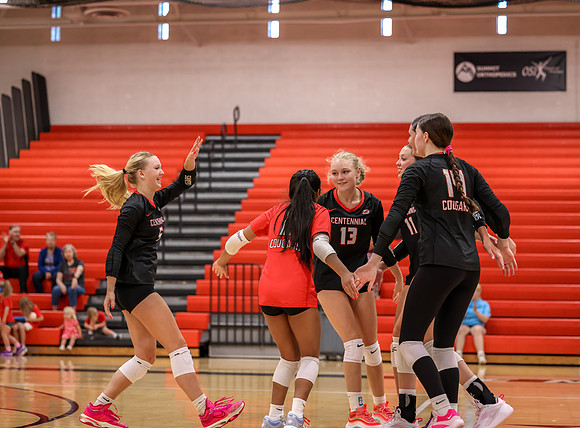 Centennial vs Mounds View Girls Varsity Volleyball 47