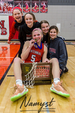 Centennial vs Andover Girls Varsity Basketball 284
