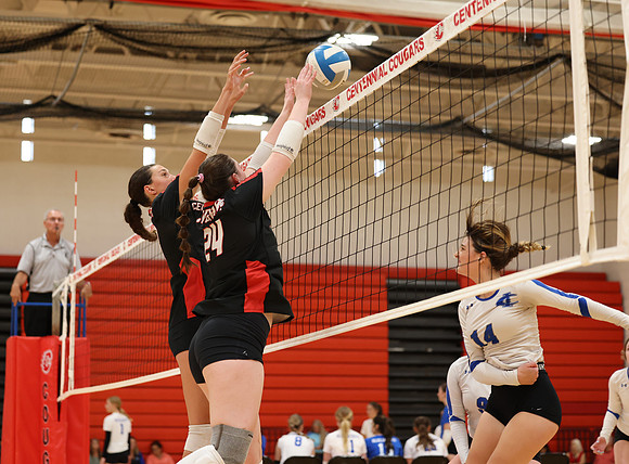 Centennial vs Cambridge-Isanti Girls JV Volleyball 29