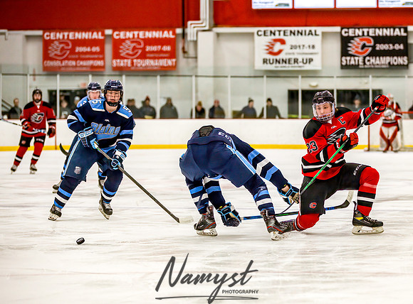 Centennial vs Blaine Varsity Hockey 342