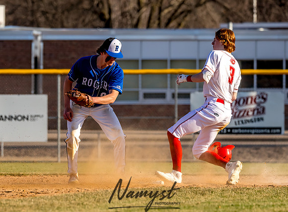 Centennial vs Rogers Varsity Baseball 257