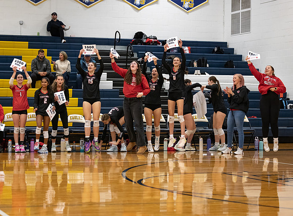 Centennial vs Totino-Grace Girls Varsity Volleyball 95